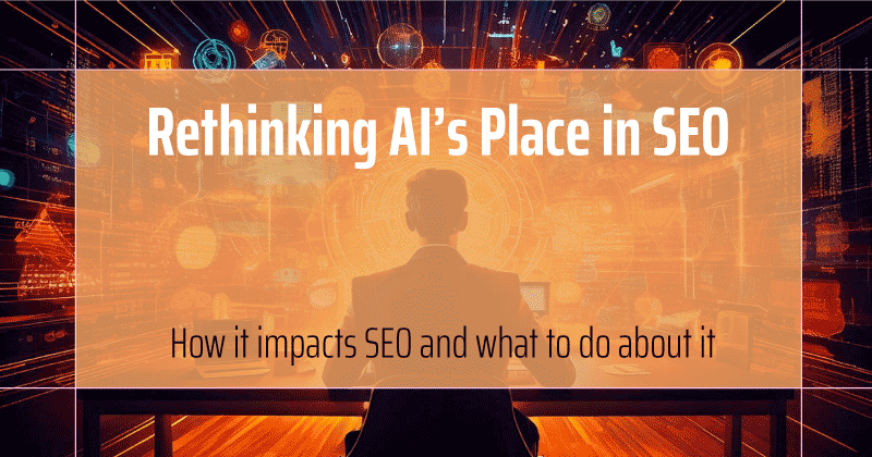 Read "AI as a Tool, Not a Methodology: Rethinking AI's Place in SEO" now on the Bruce Clay Blog.