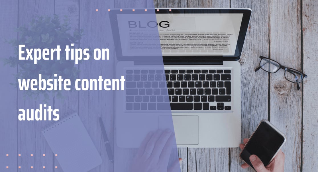 Laptop with a Blog open