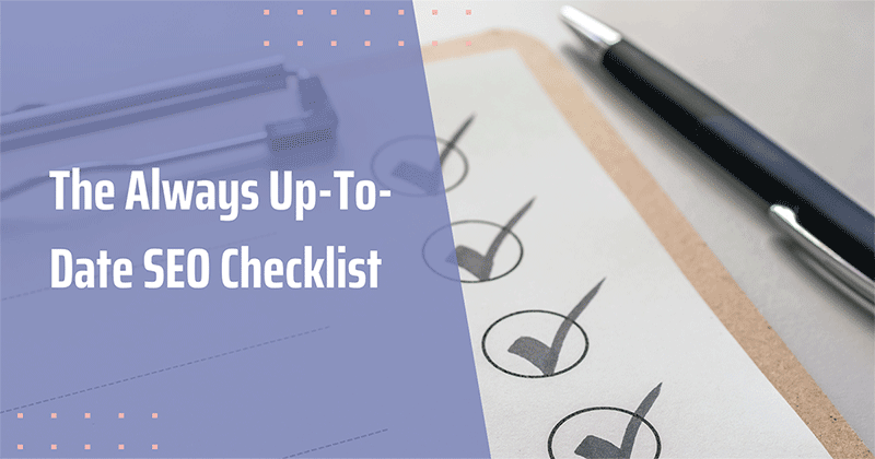 a checklist